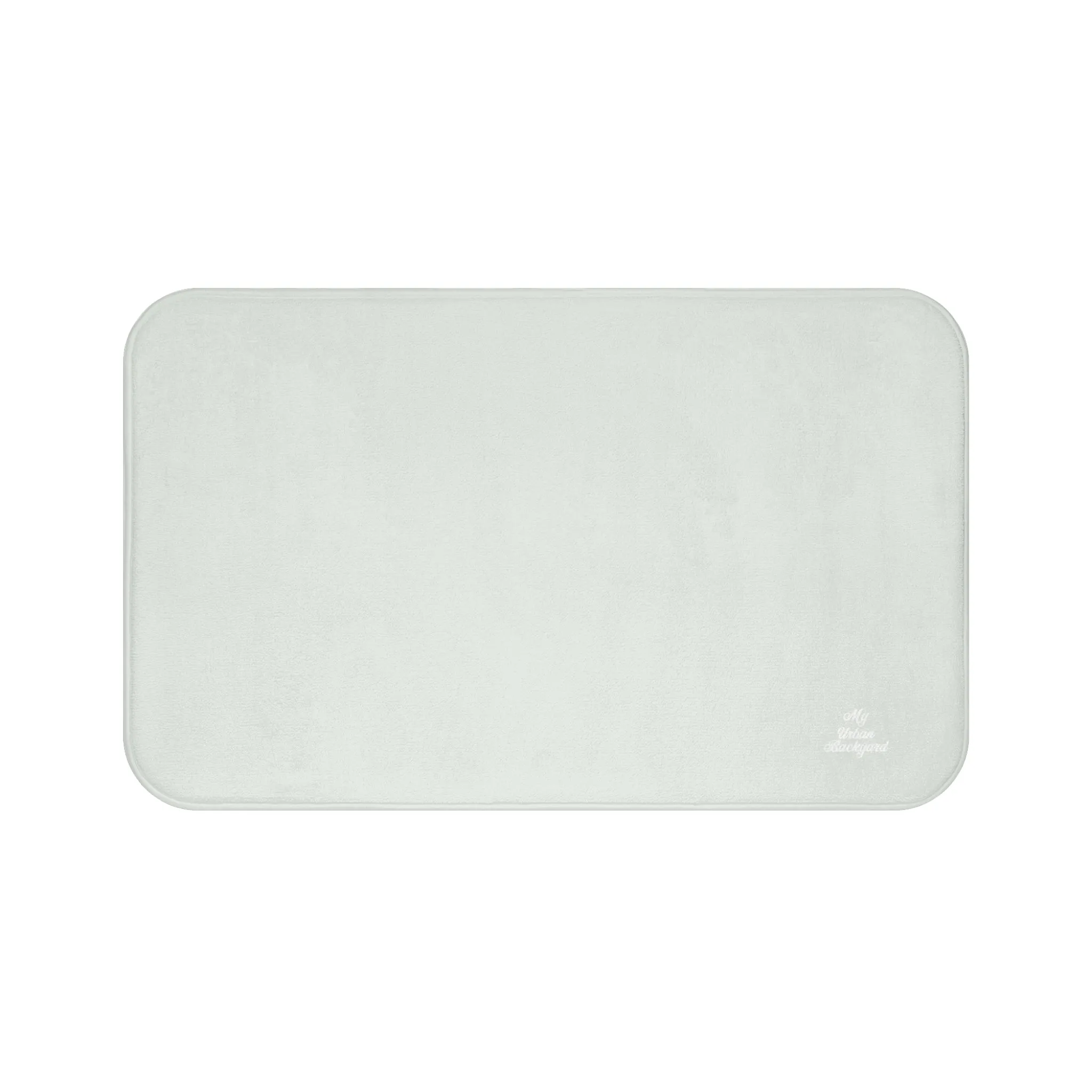 Soft Green Accent Color, Memory Foam Bath Mat - Cozy Bathroom Essential