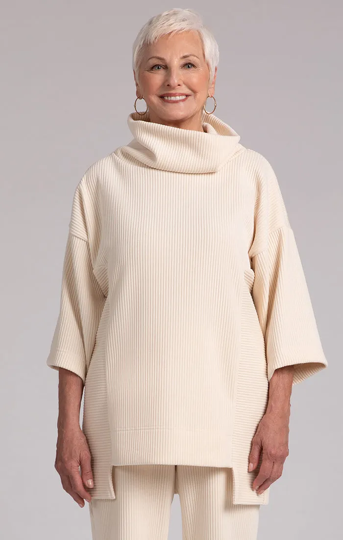 Step Hem Pullover, Chenille Cord