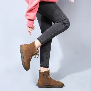 Suede Warm Velvet Women's Winter Boots