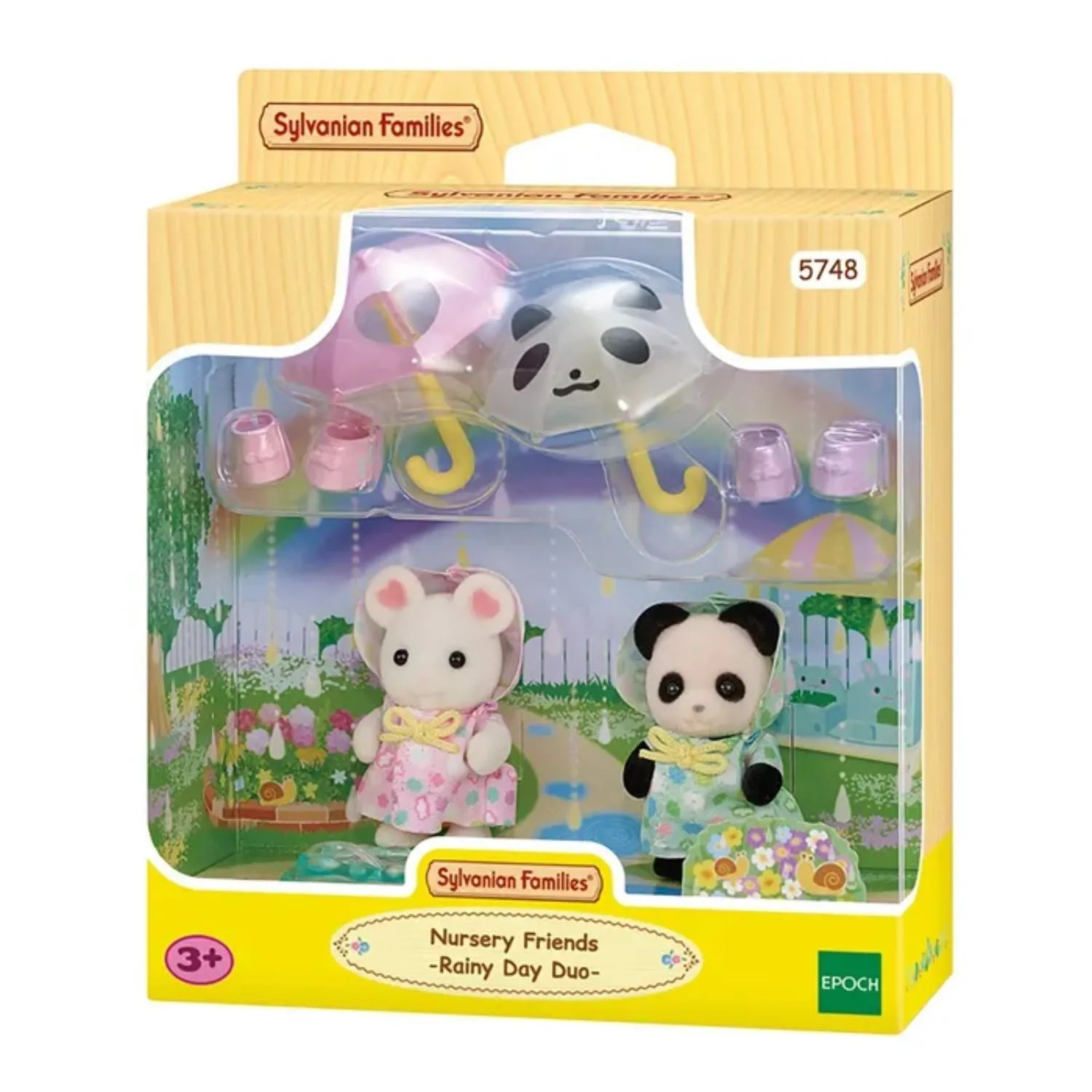 Sylvanian Families Nursery Friends Rainy Day Duo