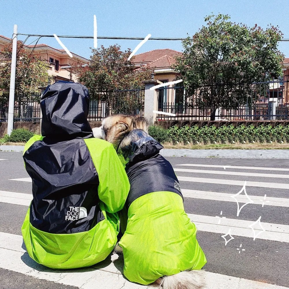 The Dog Face Dog Human Matching Raincoat