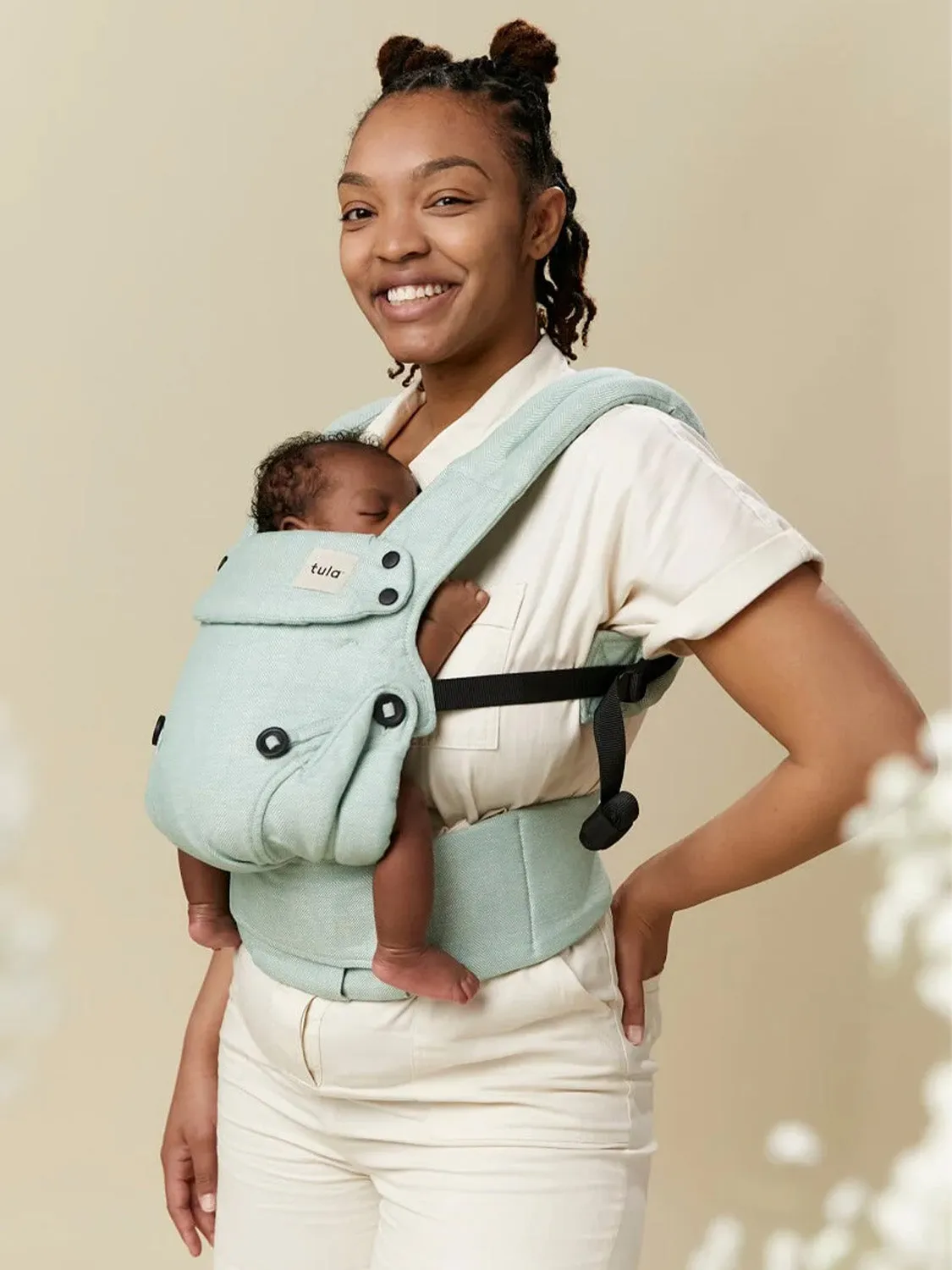 Tula Explore Linen Baby Carrier - Eucalyptus