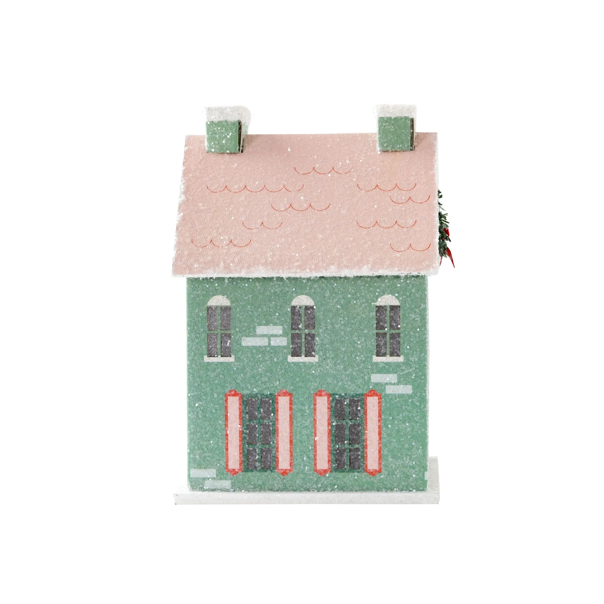 Village Christmas Paper House Decoration