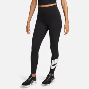 W HIGH WAISTED GRAPHIC LEGGINGS "BLACK"