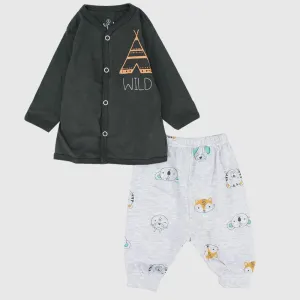 Wild Baby Animals Long Sleeved Pajama