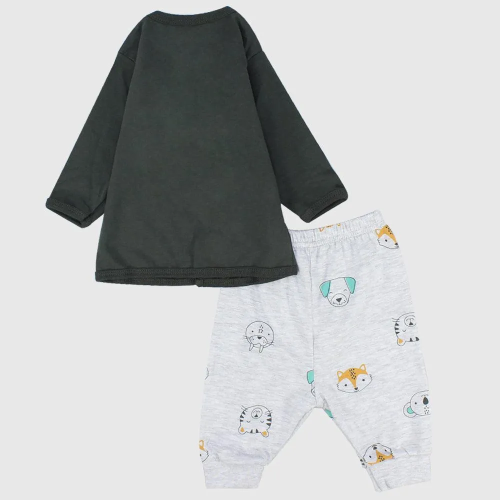 Wild Baby Animals Long Sleeved Pajama