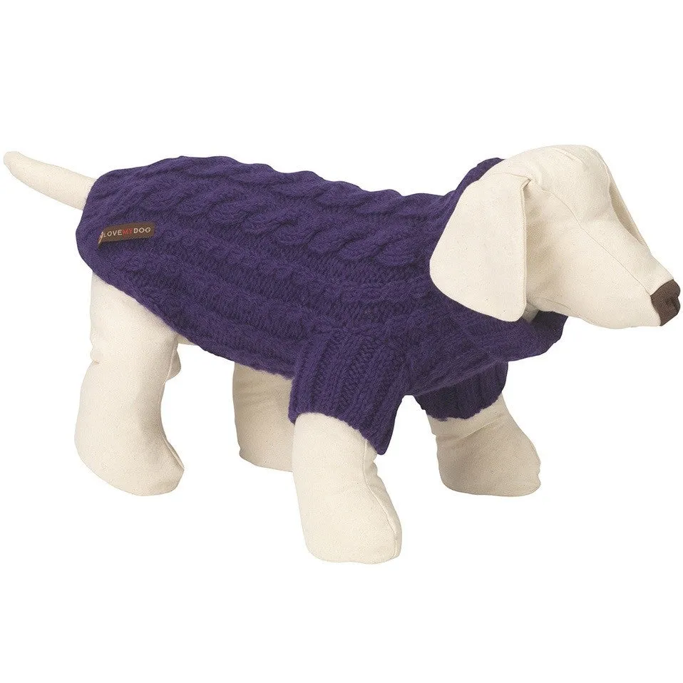 Wilmot Dog Jumper (Purple)