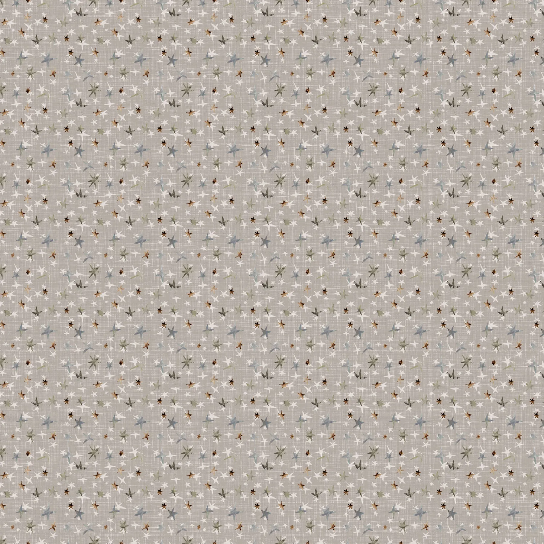 Winter Dreams - Stars in Taupe