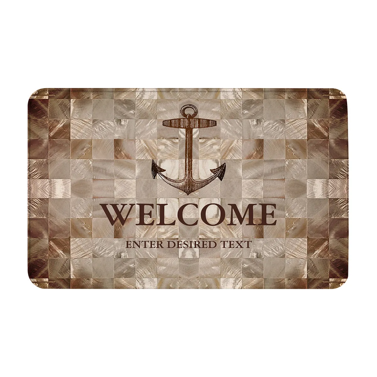 Wood Grain Beach Anchor Nautical Door Mats Kitchen Mats Door Mats Entry Door Welcome Mats Soft Bath Mats Fun Entry Door Mats